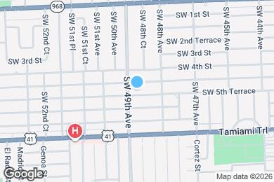 Map image of the property - 4871 SW 5th Ter