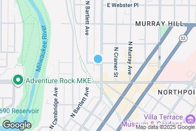 Map image of the property - 2343 N Oakland Ave
