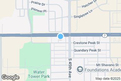 Map image of the property - 4431 Crestone Peak St