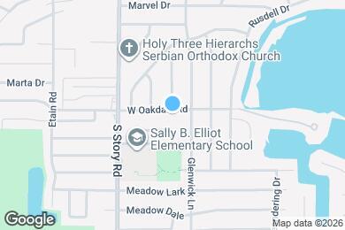 Map image of the property - 2212 W Oakdale Rd