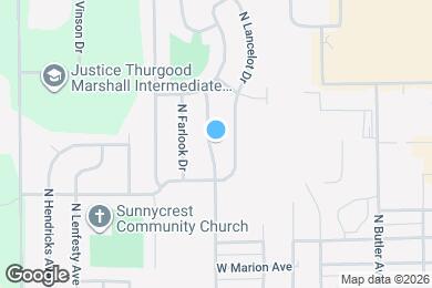 Map image of the property - 610 N Bradner Ave