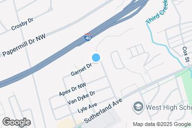 Map image of the property - 4110 Garnet Dr