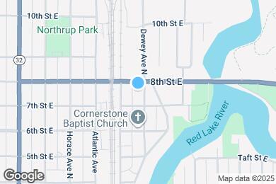 Map image of the property - 715 Dewey Ave N