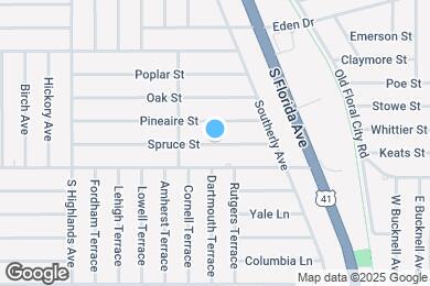 Map image of the property - 812 Spruce St