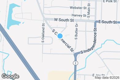 Map image of the property - 1408 S Commercial St