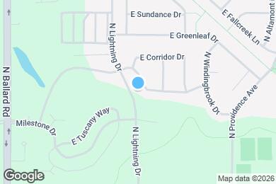 Map image of the property - 2701 E Glenhurst Ln