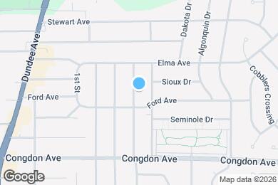 Map image of the property - 1193 Mohawk Dr