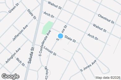 Map image of the property - 721 S Spruce St