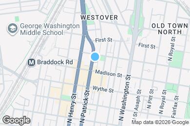 Map image of the property - 815 N Patrick St