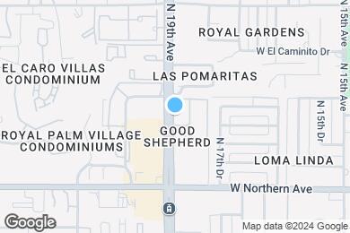 Map image of the property - Azul Apartments