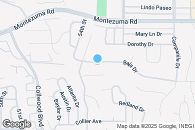 Map image of the property - 5443 Baja Dr