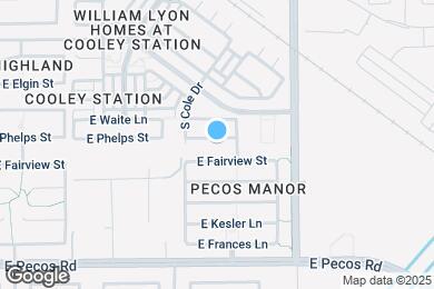 Map image of the property - 3857 E Phelps St