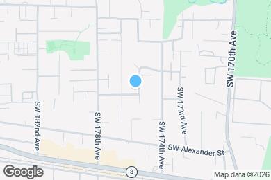 Map image of the property - 17517 SW Wakem St