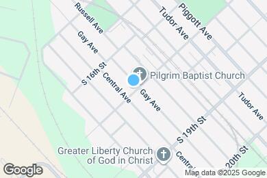 Map image of the property - 1646 Gay Ave