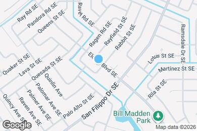 Map image of the property - 1195 Rabbit St SE