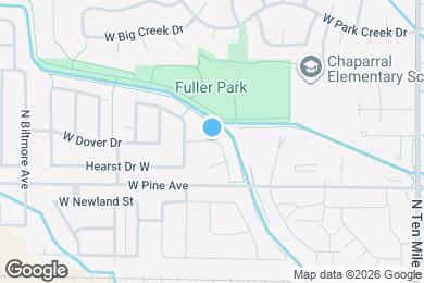 Map image of the property - 3831 W Piscina Dr