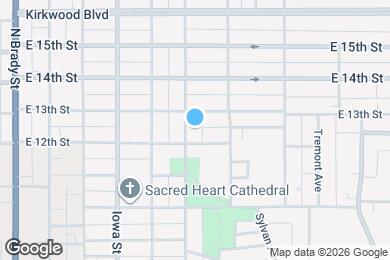 Map image of the property - 1215 Farnam St