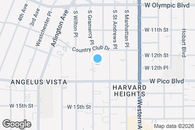 Map image of the property - 1224 S Gramercy Pl