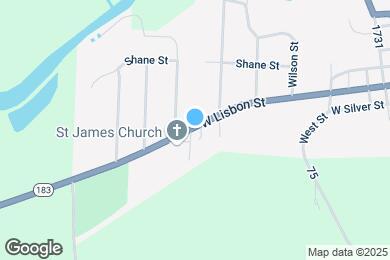 Map image of the property - 358 W Lisbon St