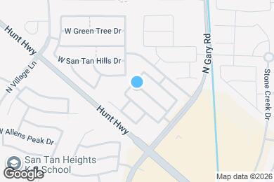 Map image of the property - 1853 W Desert Mountain Dr