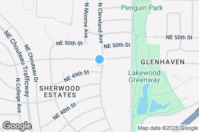 Map image of the property - 4908 N Cleveland Ave