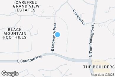 Map image of the property - 6831 E Stagecoach Pass