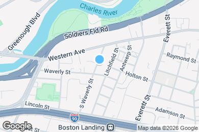 Map image of the property - 61 Waverly St
