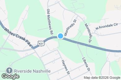 Map image of the property - 506 W Trinity Ln