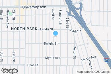 Map image of the property - 3641 32nd St