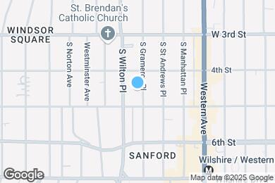 Map image of the property - 435 S. Gramercy Place,