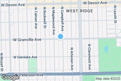 Map image of the property - 2505 W Granville Ave
