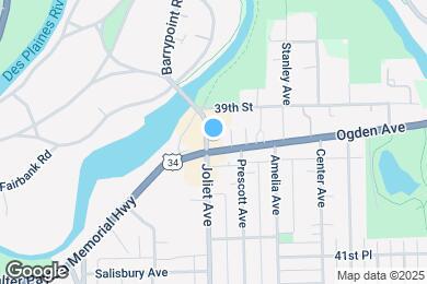 Map image of the property - 7950 Ogden Ave