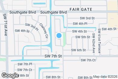 Map image of the property - 421 SW 64th Terrace