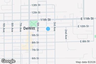 Map image of the property - 910 4th Ave