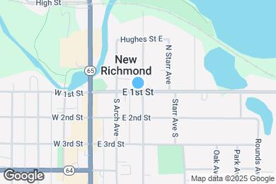 Map image of the property - 309 E 1st St