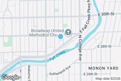 Map image of the property - 2824 N Park Ave
