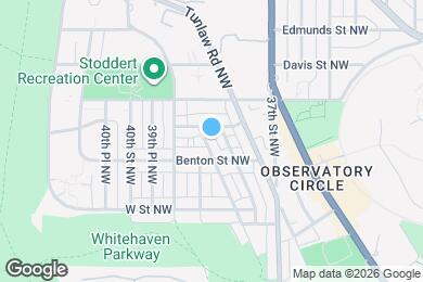 Map image of the property - 2419 Huidekoper Pl NW