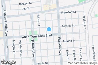 Map image of the property - 2517 Allen Toussaint Blvd