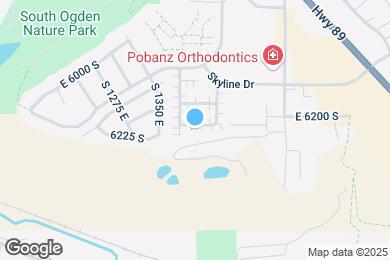 Map image of the property - 1411 E 6175 S