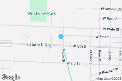 Map image of the property - 503 Maple St