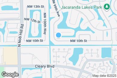 Map image of the property - 9861 NW 10th St