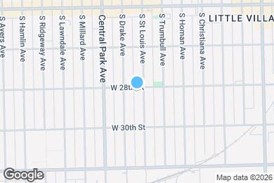 Map image of the property - 2800 S Saint Louis Ave