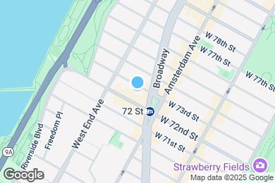 Map image of the property - 240 W 73rd St
