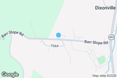 Map image of the property - 2001 Barr Slope Rd