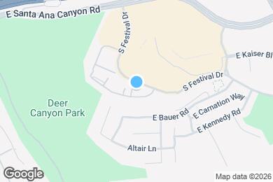 Map image of the property - Overlook at Anaheim Hills