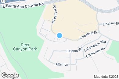 Map image of the property - Overlook at Anaheim Hills Apartments 55+