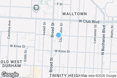 Map image of the property - 1019 Clarendon St