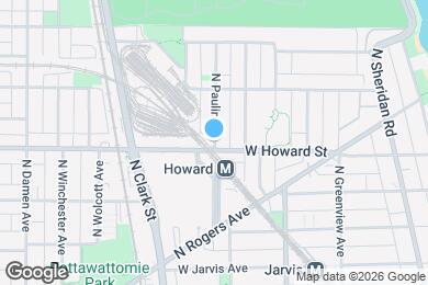 Map image of the property - 7606 N Paulina St