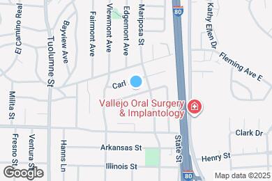 Map image of the property - 1332 Ensign Ave