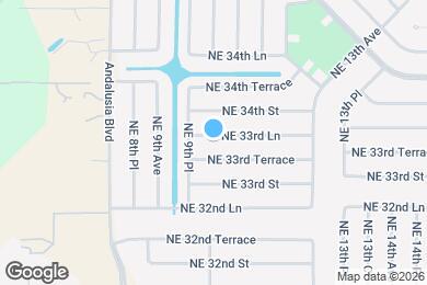 Map image of the property - 1002 NE 33rd Ln